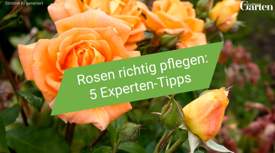 Rosen richtig pflegen: 5 Experten-Tipps